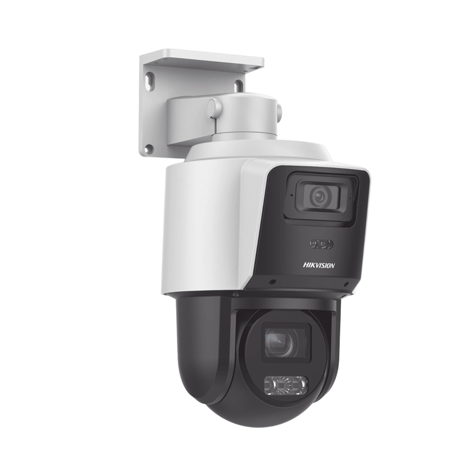 Cámara PTZ dual Hikvision de videovigilancia